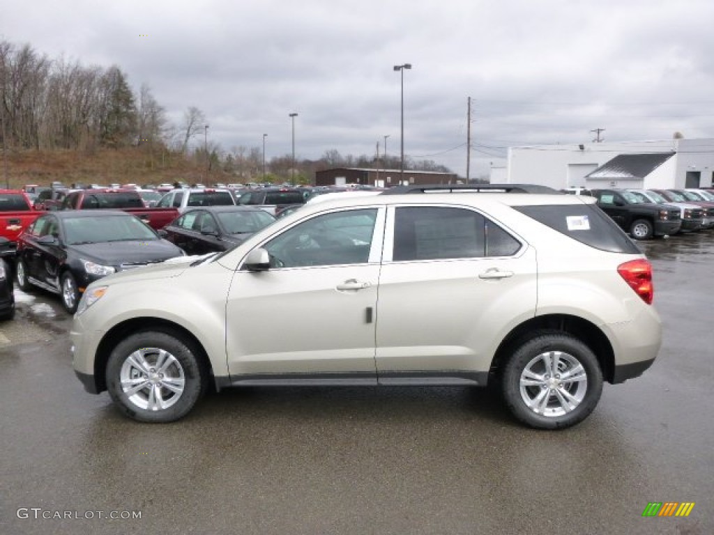 2014 Equinox LT AWD - Champagne Silver Metallic / Brownstone/Jet Black photo #8