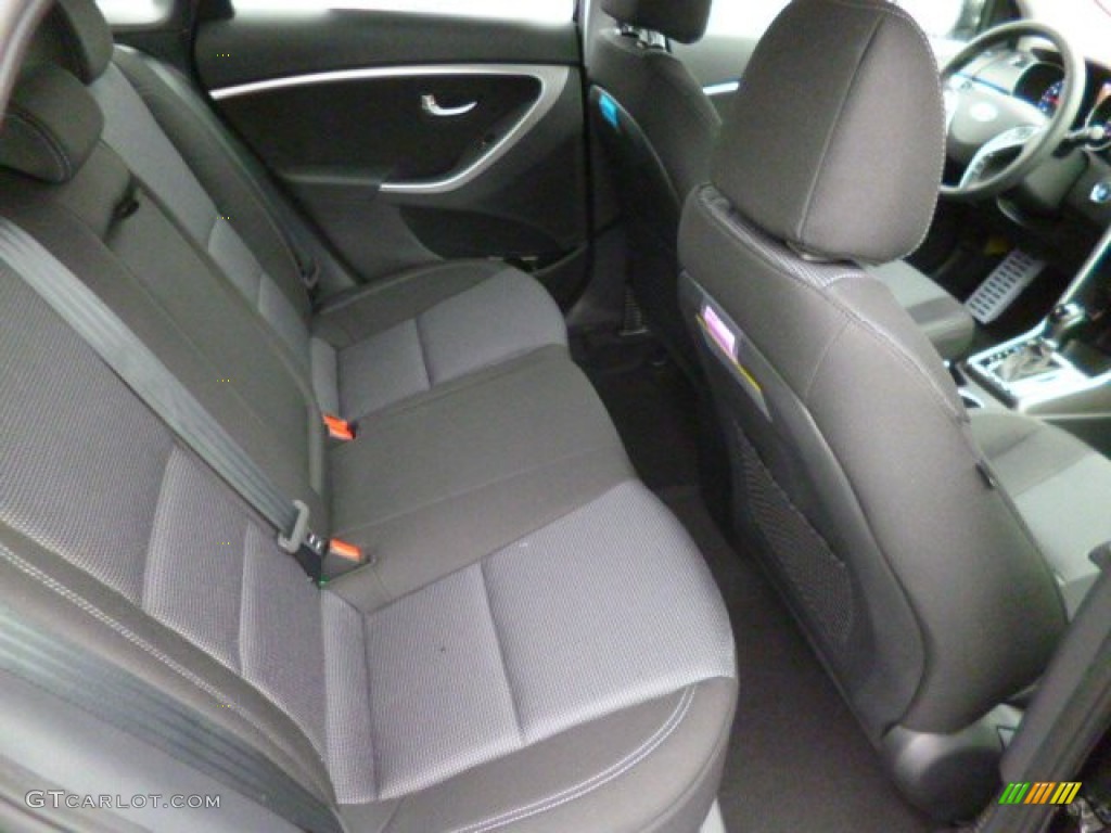 2013 Elantra GT - Black Noir Pearl / Black photo #12