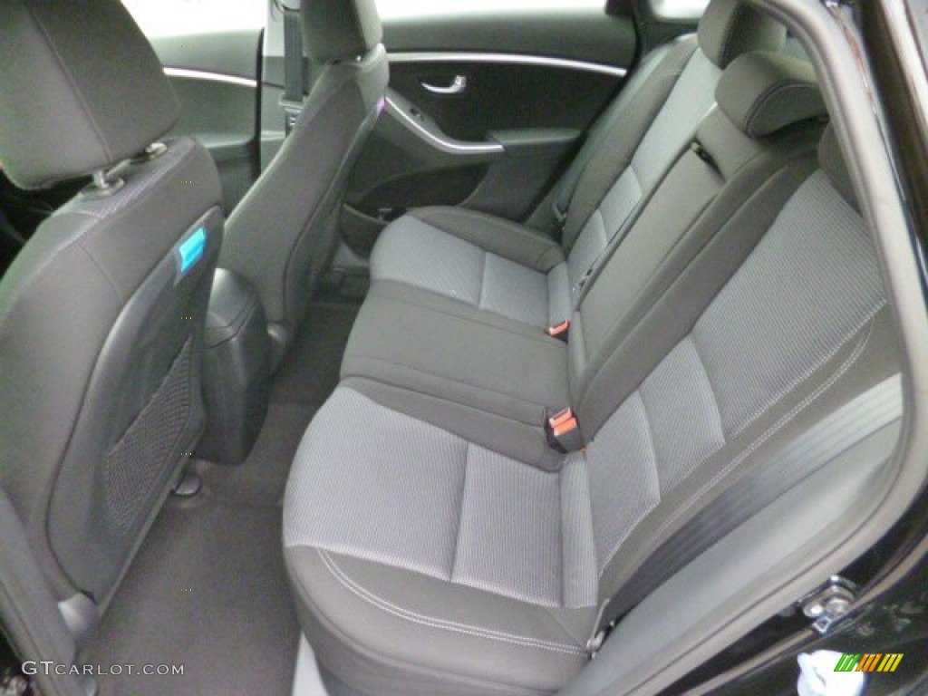 2013 Elantra GT - Black Noir Pearl / Black photo #14