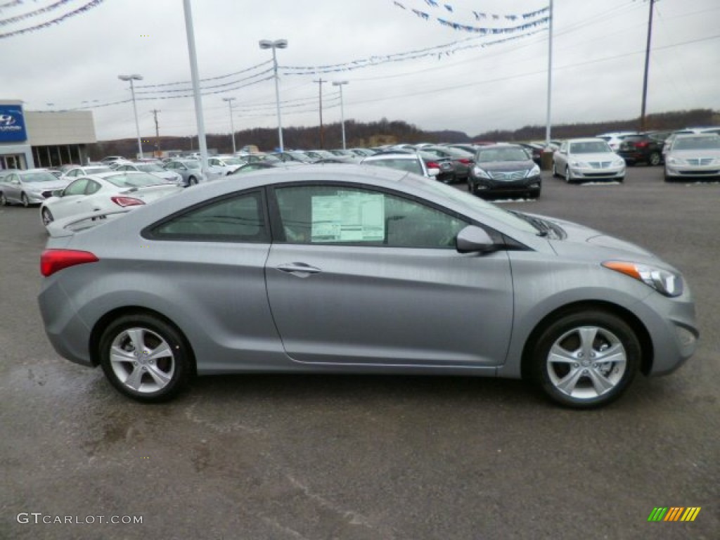 2013 Elantra Coupe GS - Titanium Gray Metallic / Gray photo #8