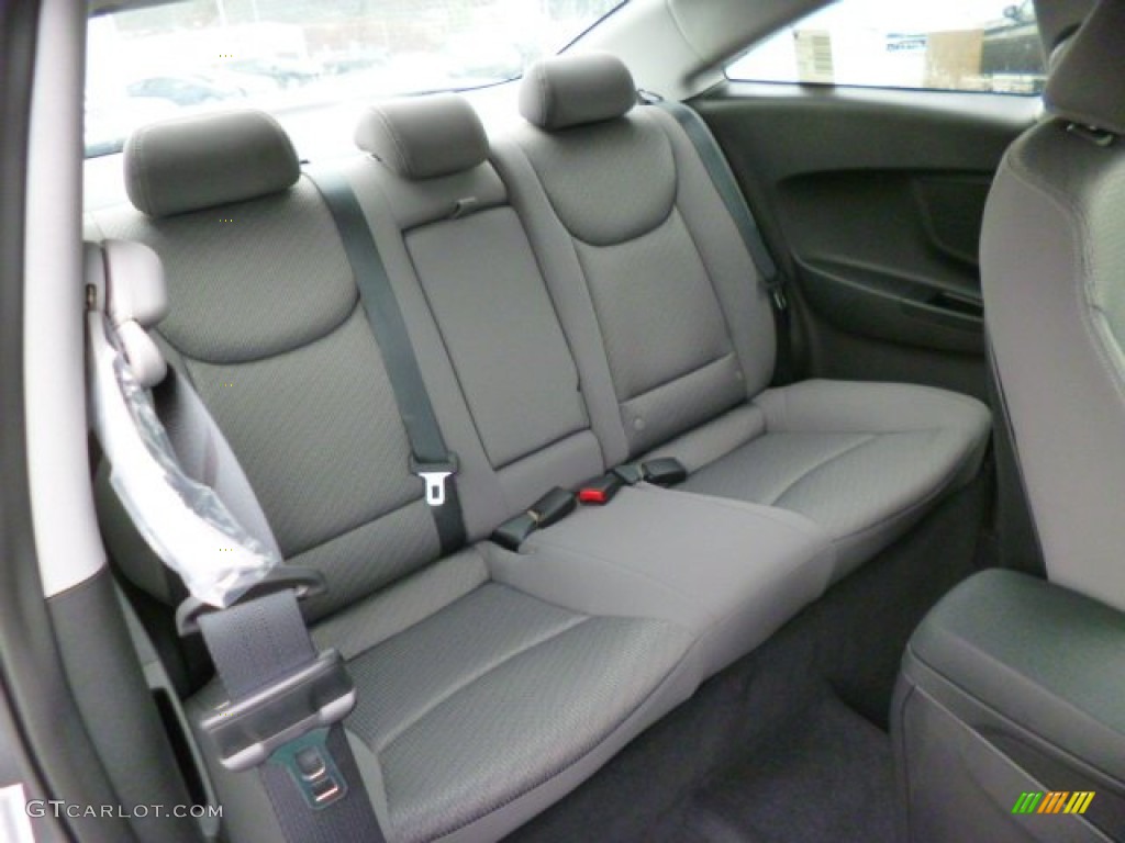 2013 Elantra Coupe GS - Titanium Gray Metallic / Gray photo #12