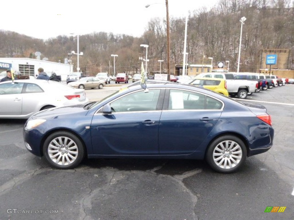 2011 Regal CXL - Majestic Blue Metallic / Ebony photo #5