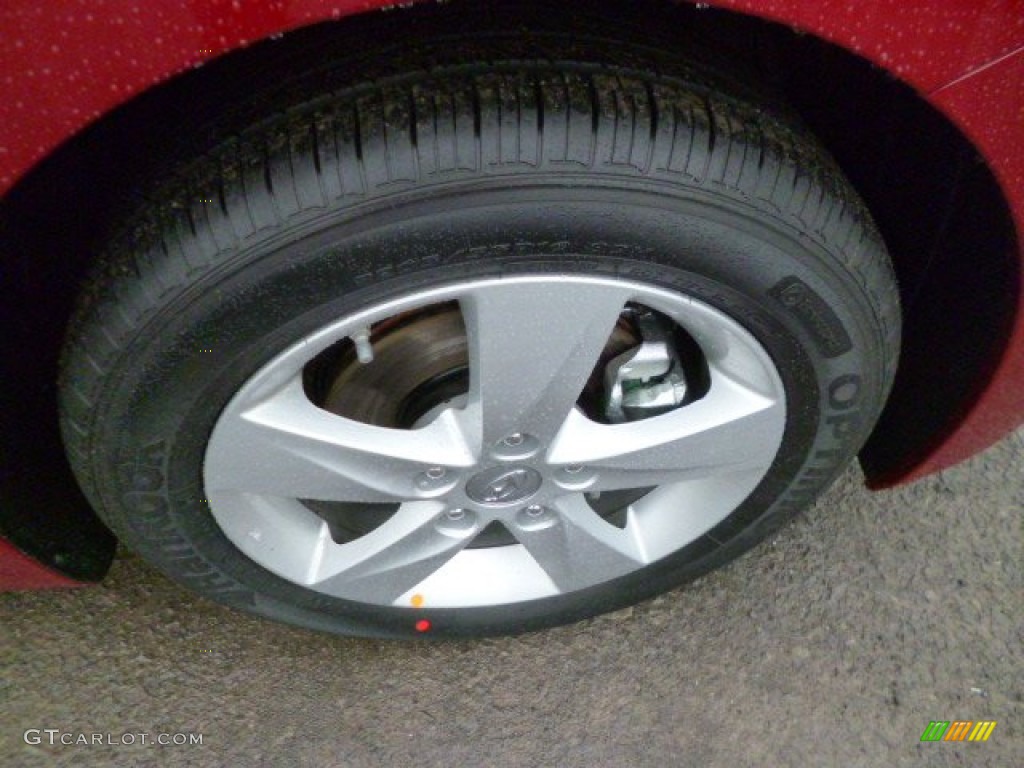 2013 Elantra GLS - Red / Beige photo #9