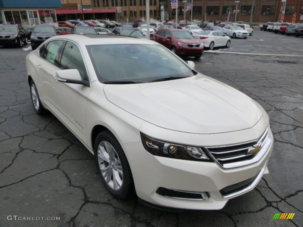 2014 Impala LT - White Diamond Tricoat / Jet Black/Brownstone photo #2