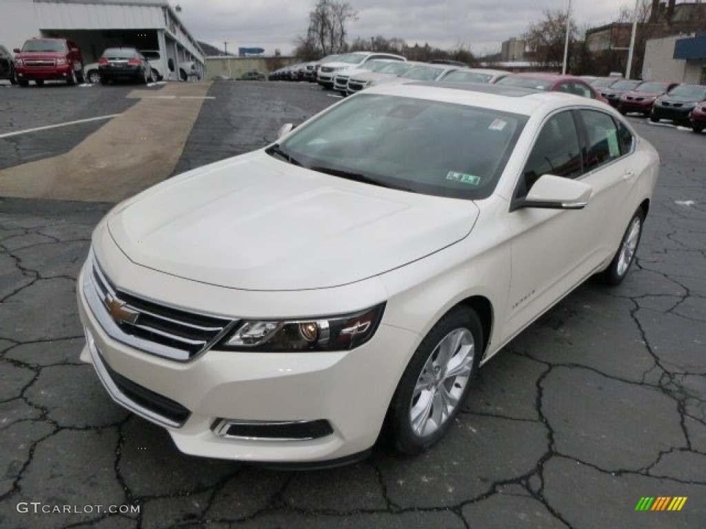 2014 Impala LT - White Diamond Tricoat / Jet Black/Brownstone photo #4