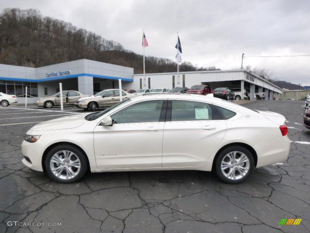 2014 Impala LT - White Diamond Tricoat / Jet Black/Brownstone photo #5