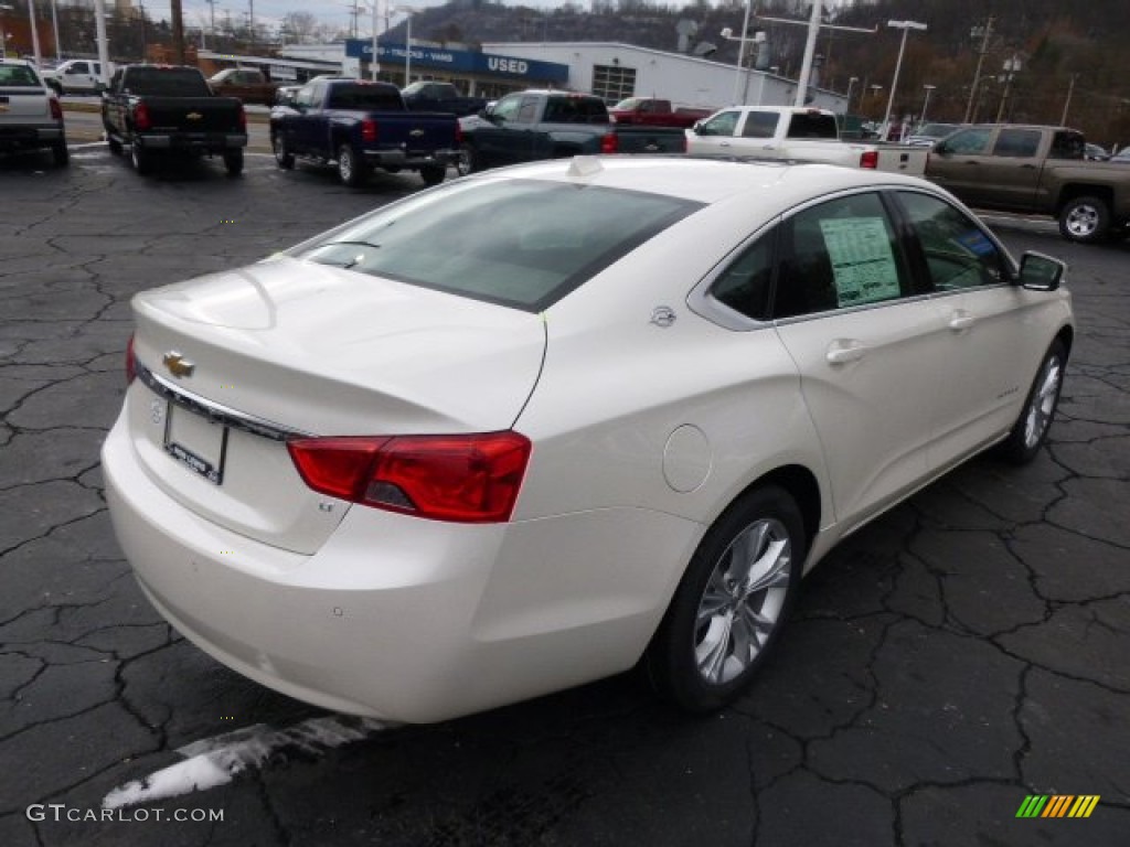 2014 Impala LT - White Diamond Tricoat / Jet Black/Brownstone photo #8
