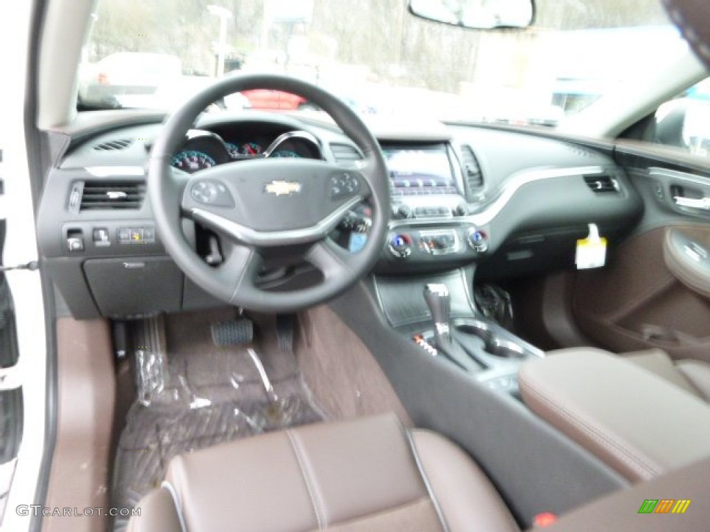 2014 Impala LT - White Diamond Tricoat / Jet Black/Brownstone photo #12