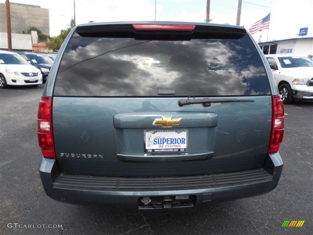 2008 Suburban 1500 LS - Blue Granite Metallic / Ebony photo #8