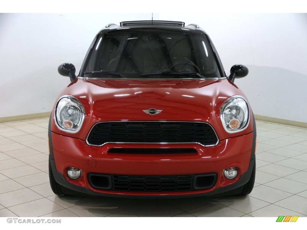2013 Cooper S Countryman ALL4 AWD - Blazing Red / Carbon Black photo #2