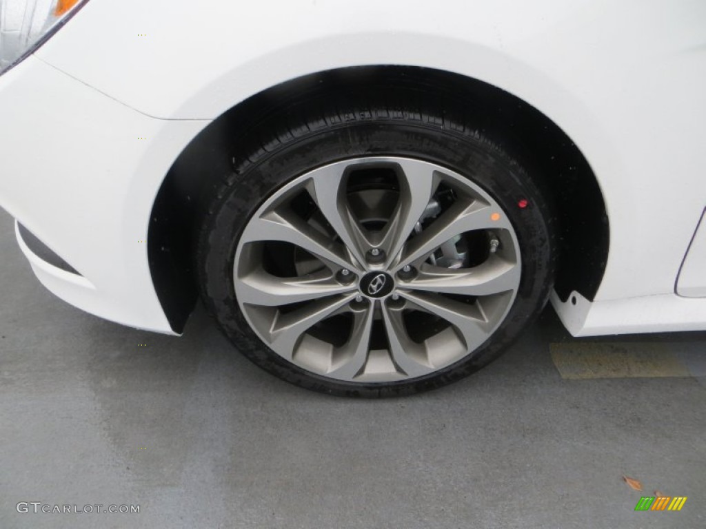 2014 Sonata Limited 2.0T - Pearl White / Black photo #12