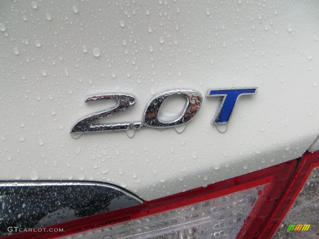 2014 Sonata Limited 2.0T - Pearl White / Black photo #15