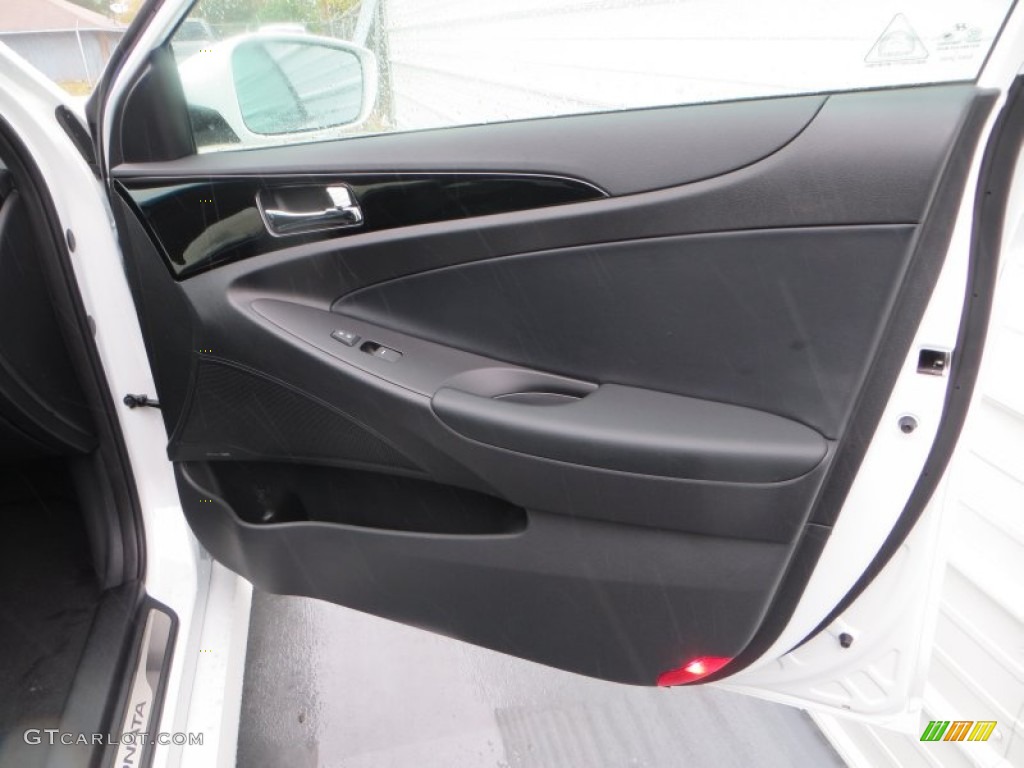 2014 Sonata Limited 2.0T - Pearl White / Black photo #18