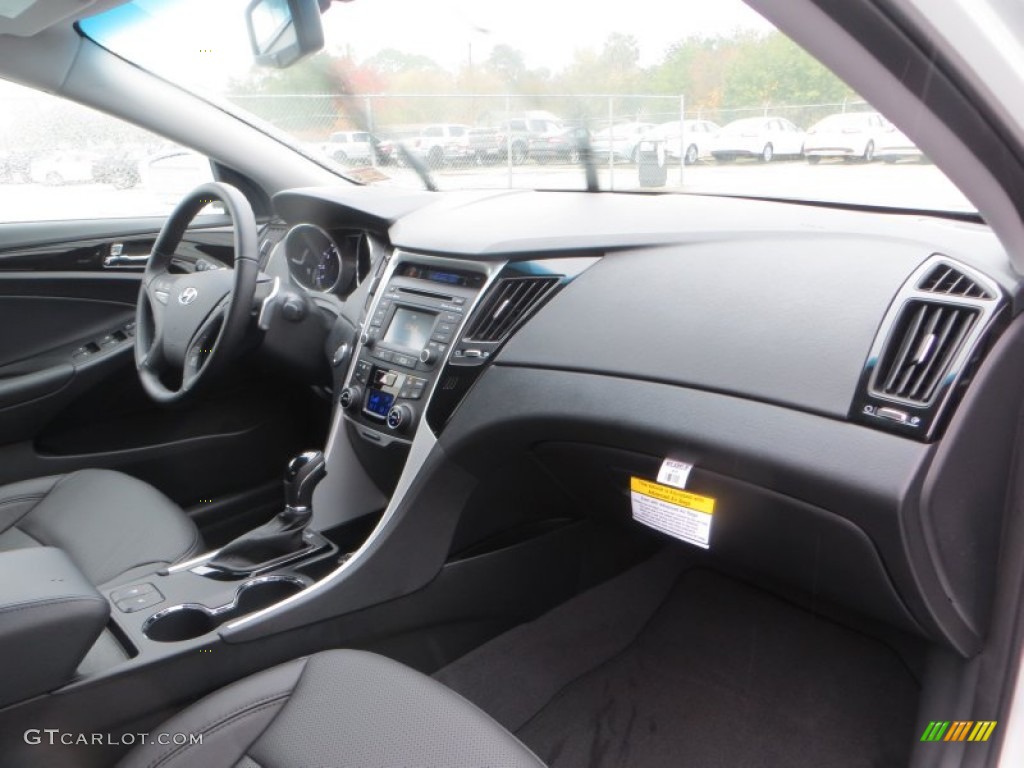 2014 Sonata Limited 2.0T - Pearl White / Black photo #19