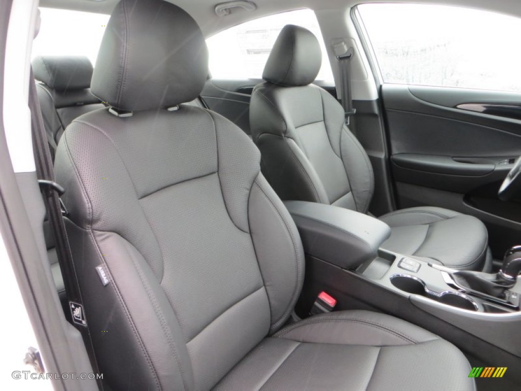 2014 Sonata Limited 2.0T - Pearl White / Black photo #20