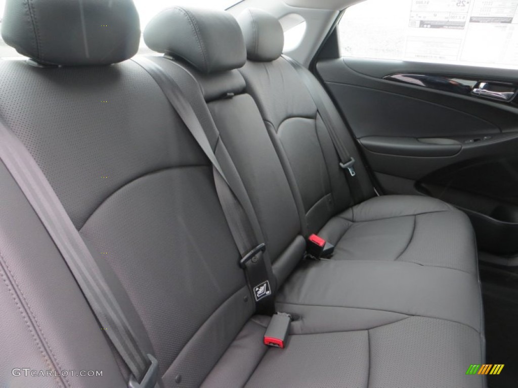 2014 Sonata Limited 2.0T - Pearl White / Black photo #22