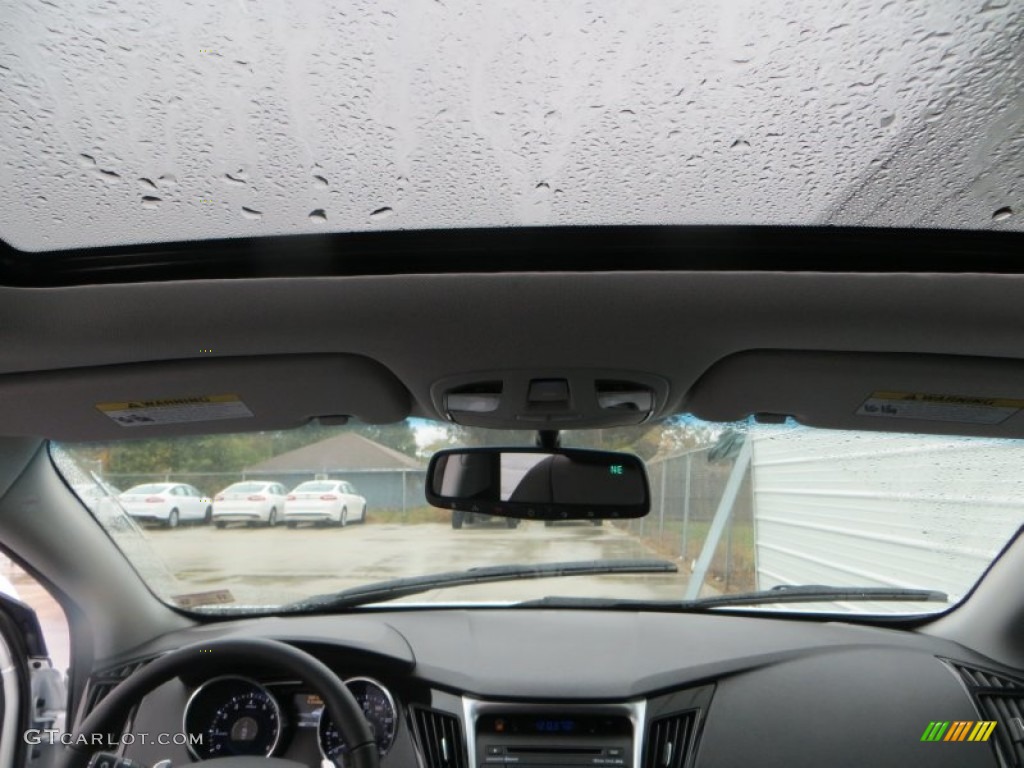 2014 Sonata Limited 2.0T - Pearl White / Black photo #29