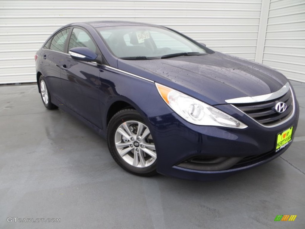 2014 Sonata GLS - Indigo Blue Pearl / Gray photo #1