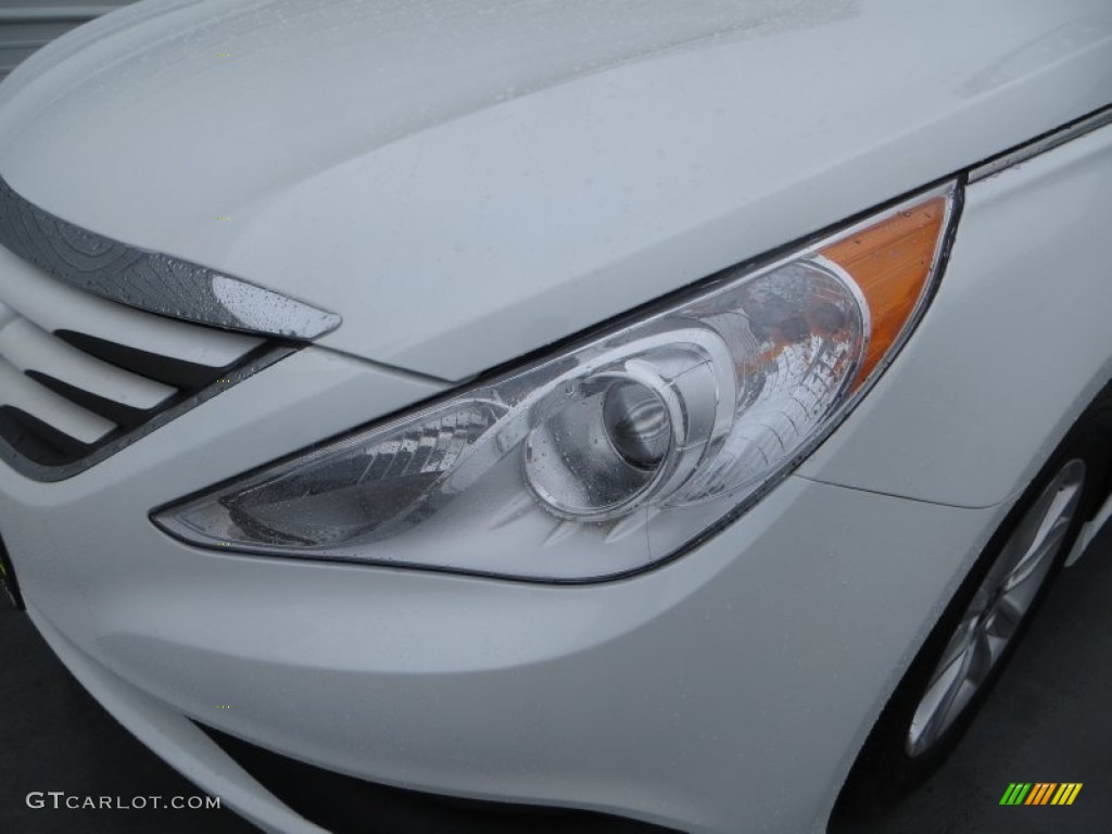 2014 Sonata GLS - Pearl White / Camel photo #9