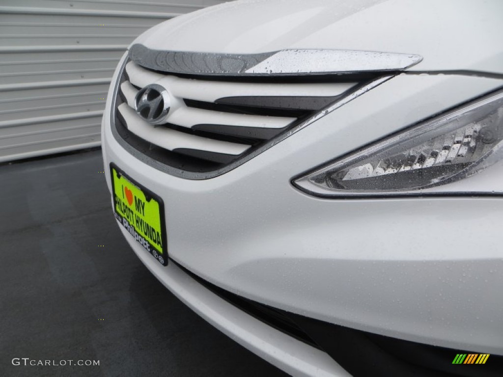 2014 Sonata GLS - Pearl White / Camel photo #10