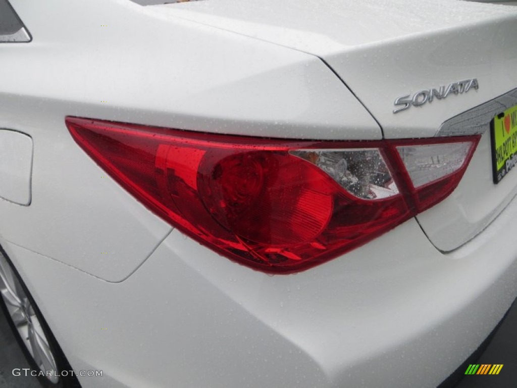2014 Sonata GLS - Pearl White / Camel photo #12