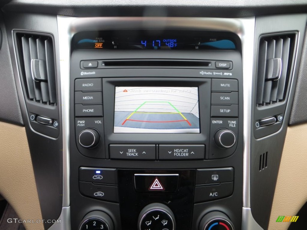 2014 Sonata GLS - Pearl White / Camel photo #27