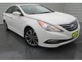 Pearl White 2014 Hyundai Sonata SE