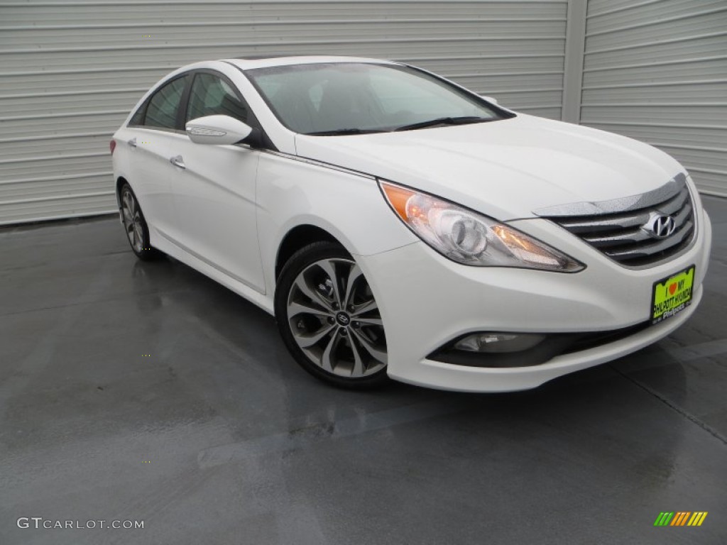 2014 Sonata SE - Pearl White / Black photo #2