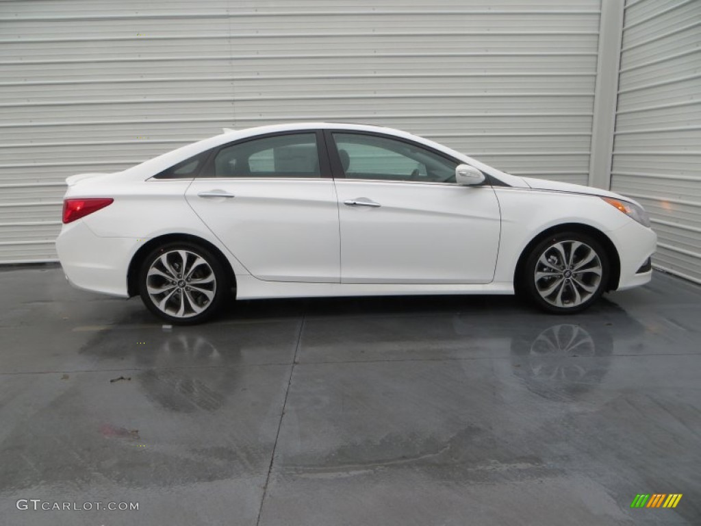 2014 Sonata SE - Pearl White / Black photo #3