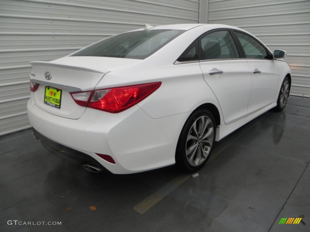 2014 Sonata SE - Pearl White / Black photo #4