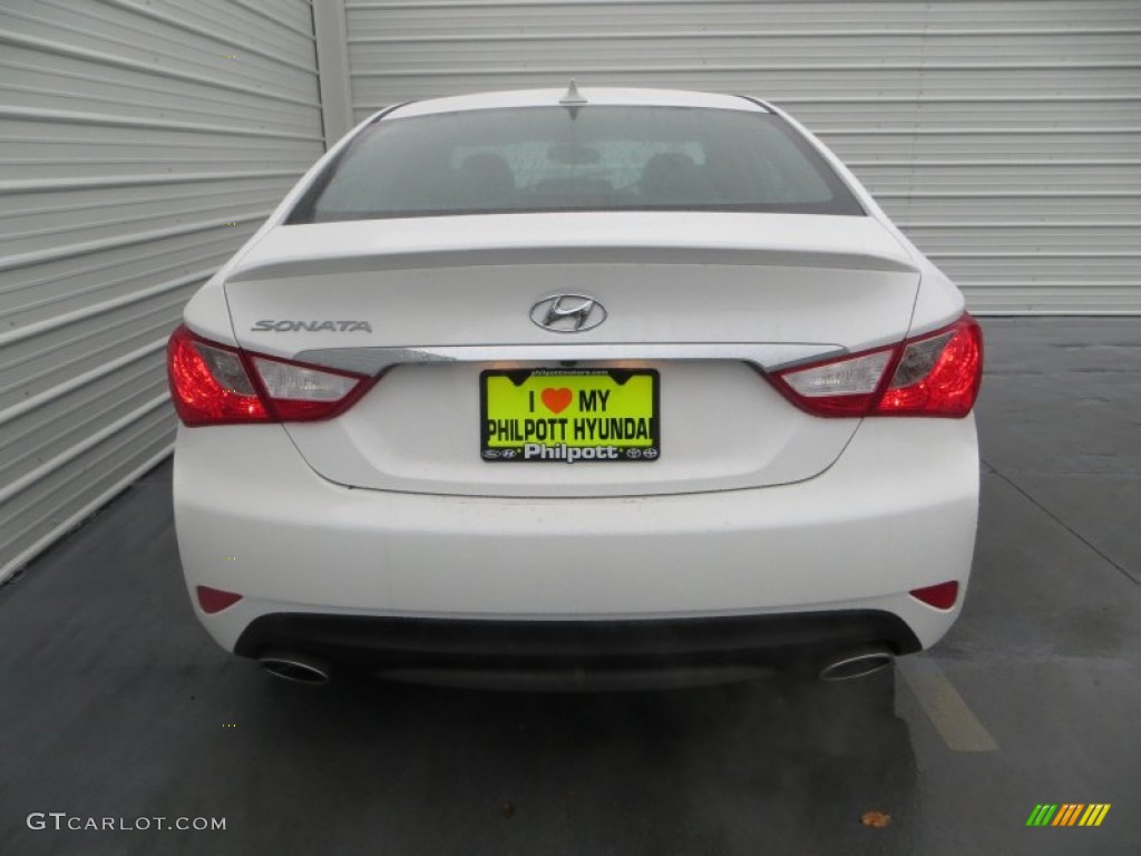 2014 Sonata SE - Pearl White / Black photo #5