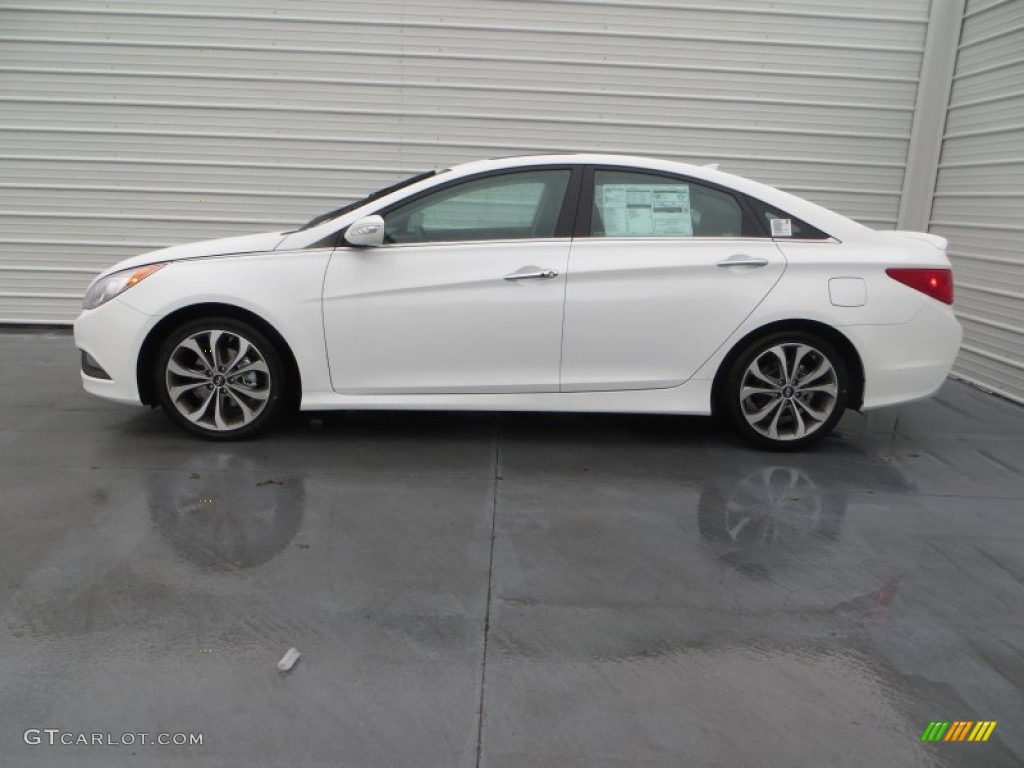 2014 Sonata SE - Pearl White / Black photo #6