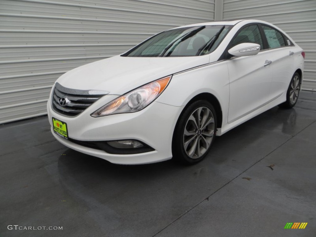2014 Sonata SE - Pearl White / Black photo #7