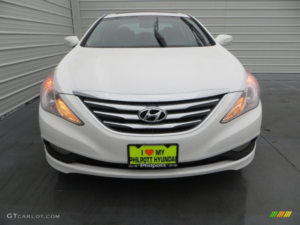 2014 Sonata SE - Pearl White / Black photo #8