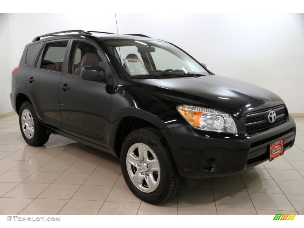 2007 RAV4 I4 - Black / Taupe photo #1