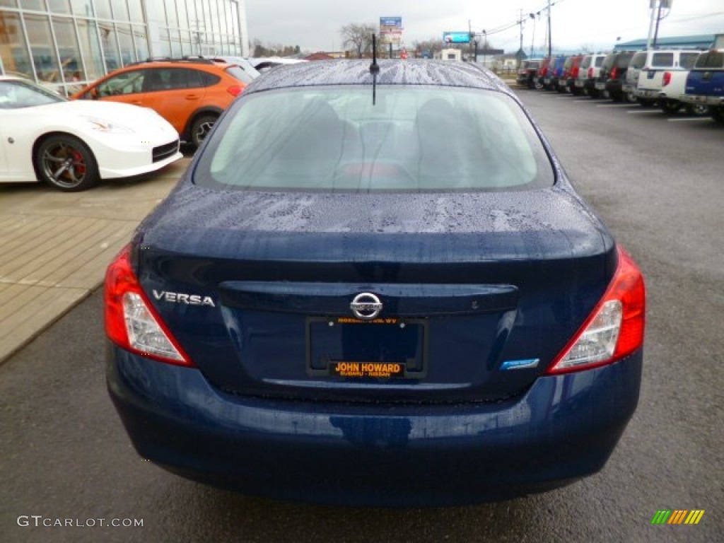 2014 Versa 1.6 S Sedan - Blue Onyx / Charcoal photo #6