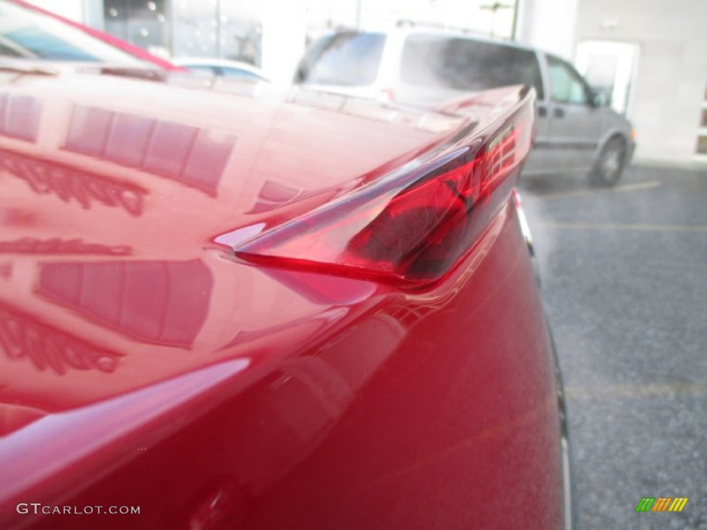 2013 CTS 3.0 Sedan - Crystal Red Tintcoat / Ebony photo #36