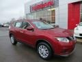 2014 Cayenne Red Nissan Rogue S AWD  photo #1