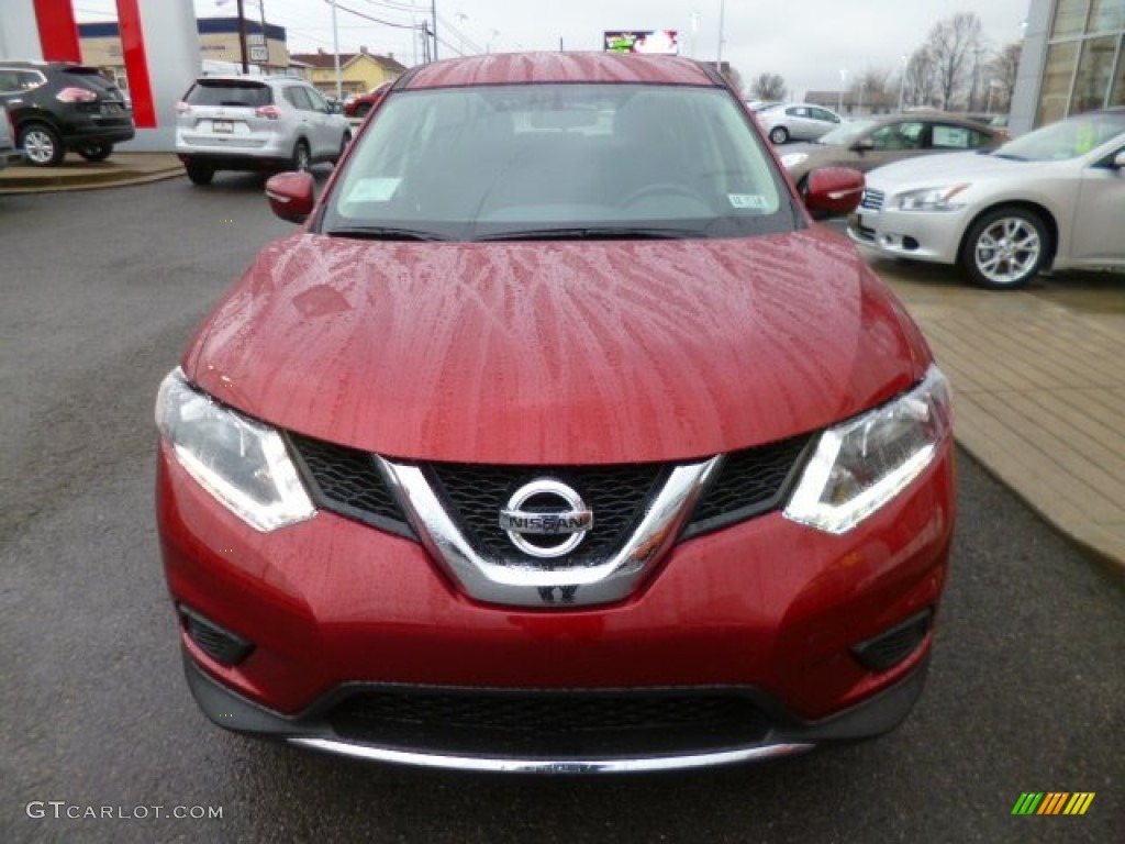Cayenne Red 2014 Nissan Rogue S AWD Exterior Photo #88687308