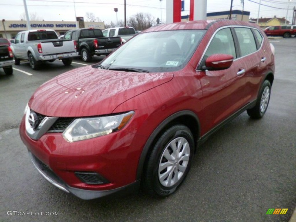 Cayenne Red 2014 Nissan Rogue S AWD Exterior Photo #88687323