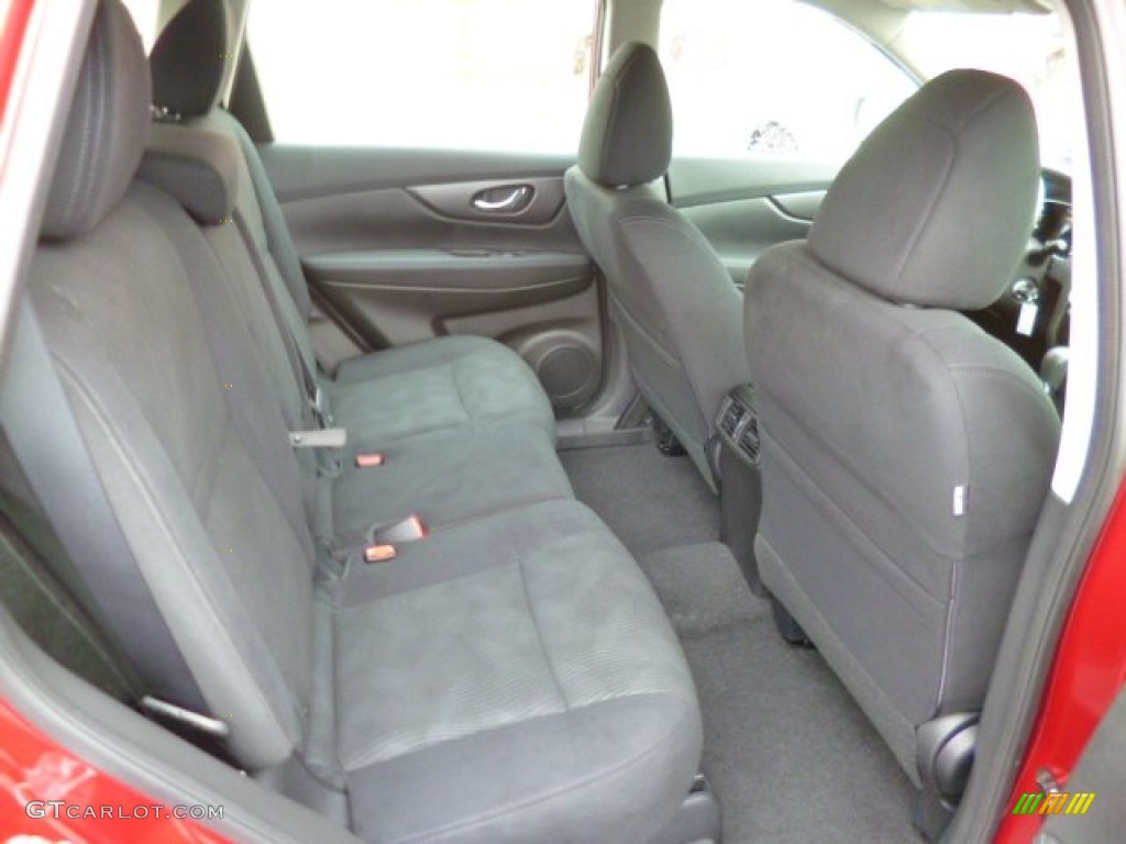 2014 Nissan Rogue S AWD Rear Seat Photo #88687491