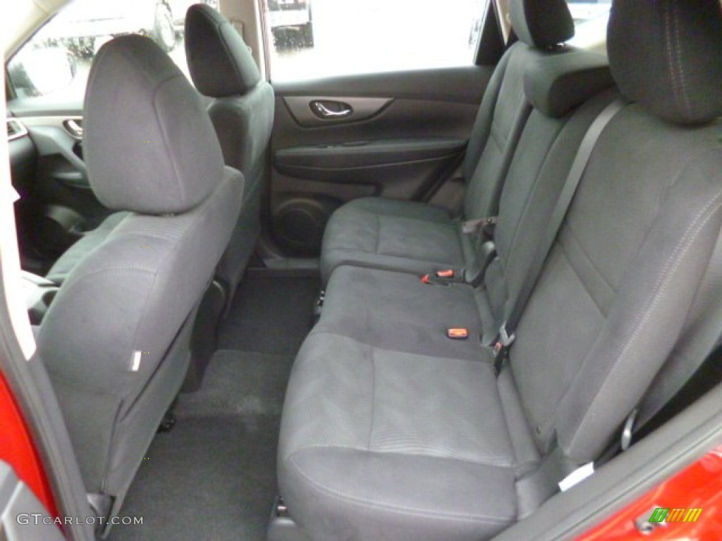 2014 Nissan Rogue S AWD Rear Seat Photo #88687524