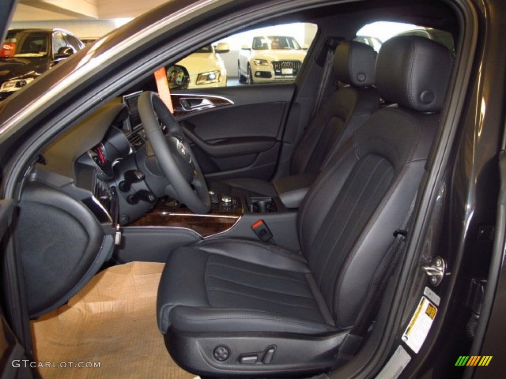 2014 A6 3.0T quattro Sedan - Oolong Gray Metallic / Black photo #12