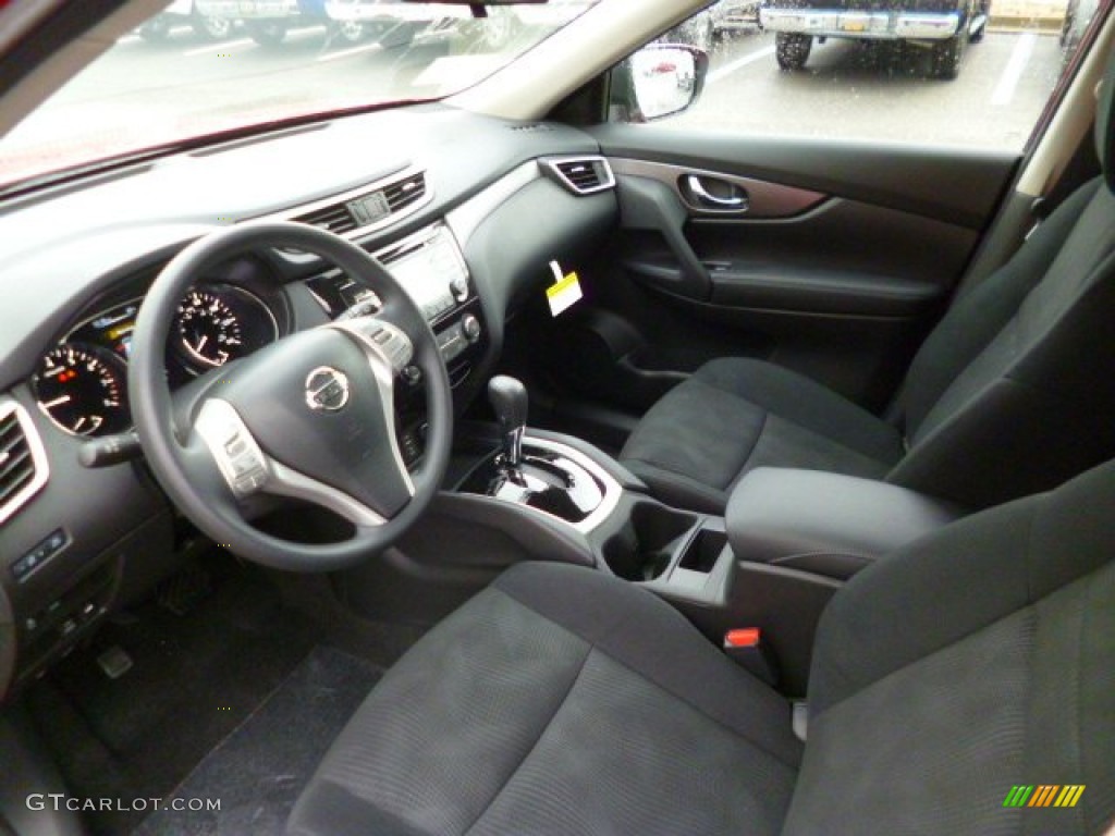 Charcoal Interior 2014 Nissan Rogue S AWD Photo #88687581