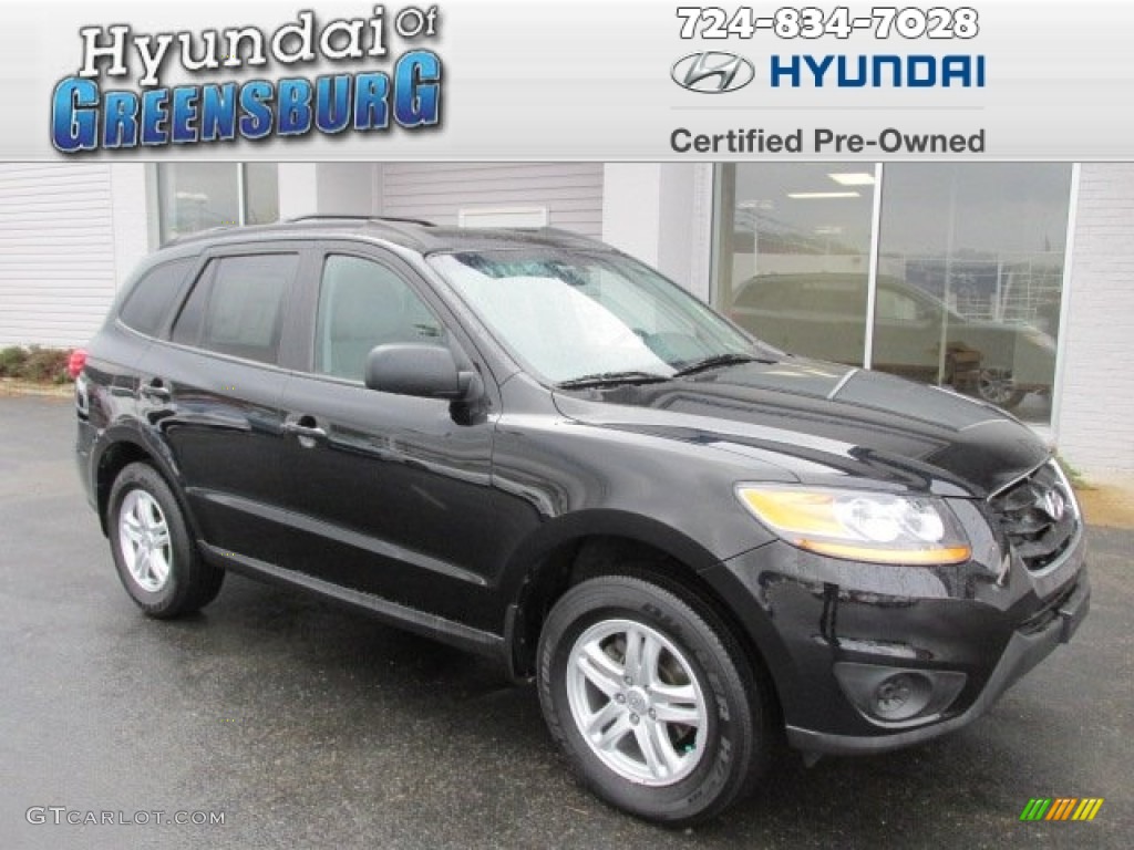 Phantom Black Metallic Hyundai Santa Fe