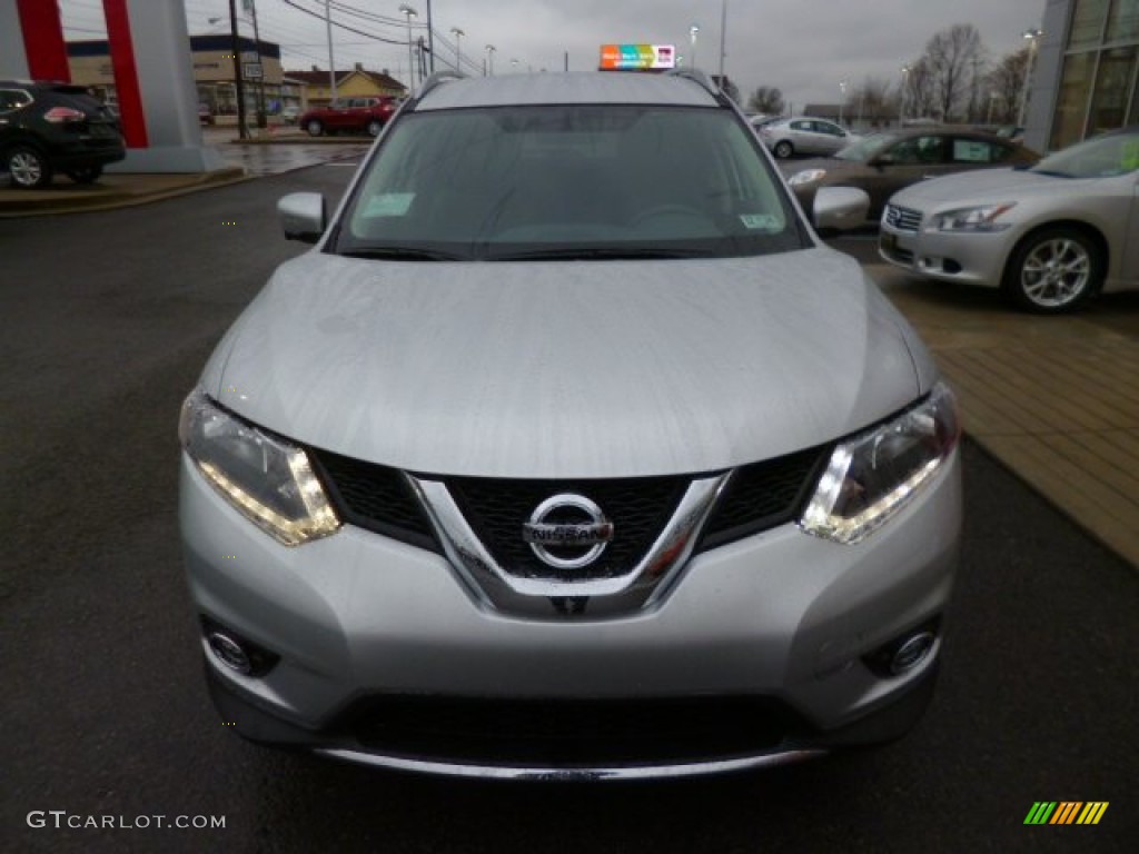 Brilliant Silver 2014 Nissan Rogue SL AWD Exterior Photo #88687698