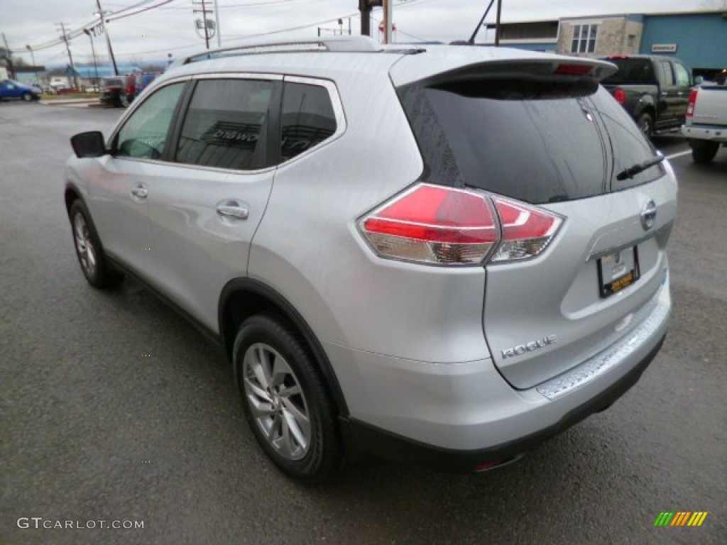 Brilliant Silver 2014 Nissan Rogue SL AWD Exterior Photo #88687764