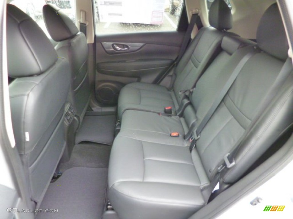 Charcoal Interior 2014 Nissan Rogue SL AWD Photo #88687896