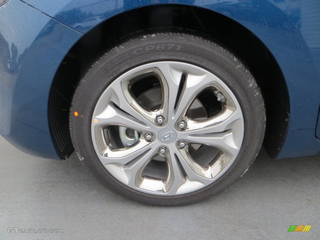 2013 Elantra GT - Windy Sea Blue / Beige photo #12