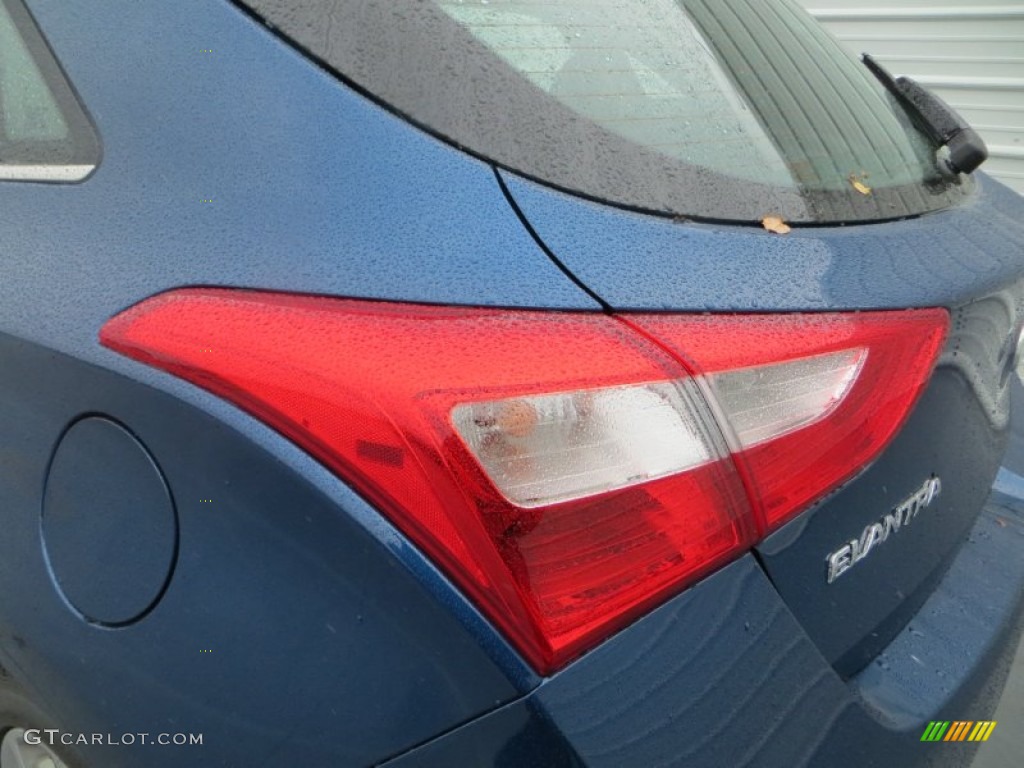 2013 Elantra GT - Windy Sea Blue / Beige photo #13